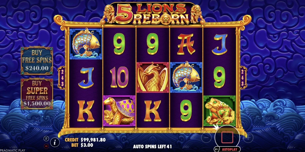 5 Lions Reborn Slot